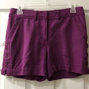 WHBM 5” Purple Shorts